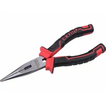 EXTOL premium rádiós fogó, egyenes csőrű fogó, hossza: 160mm, Anyaga: CrV, TPR markolat