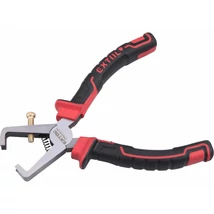 EXTOL premium blankoló fogó, vezeték csupaszító, Hossza: 160mm, dual vörös-fekete markolat