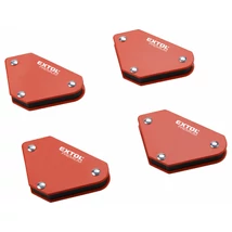 EXTOL premium hegesztő mágnes klt. mini, 4 db, max. 4 kg