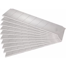 EXTOL premium pótpenge tapétavágó késhez, 10 db, 25×126×0,7 mm, törhető, SK4 acél, HRC >64, tripla vágóél