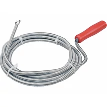 EXTOL premium lefolyócső tisztító, 3m, 9mm átmérő, kézi tekerővel, tisztító körömmel,  (1,9mm drótból sodorva)