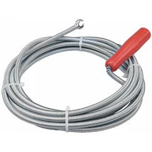 EXTOl premium lefolyócső tisztító, 5m, 9mm átmérő, kézi tekerővel, tisztító körömmel,  (1,9mm drótból sodorva)