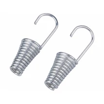 EXTOL premium kampó, 2db; 12mm-es gumikötélhez, 4 mm horganyzott acélból