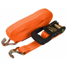 EXTOL premium rakományrögzítő gurtni, kampós, max. 2000kg; 8m×35mm, EN12195-2,TÜV/GS