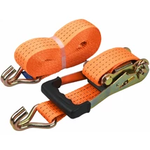 EXTOL premium rakományrögzítő gurtni, kampós, max. 4000kg; 6m×50mm, EN12195-2,TÜV/GS