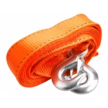 EXTOl premium vontató heveder, max.2800kg; 4m×50mm, 2 db kovácsolt kampóval