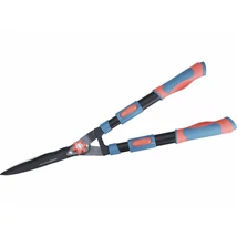 EXTOL premium sövényvágó olló, teleszkópos, hossza: 690-890mm, Penge hossza: 205mm, hullámos penge
