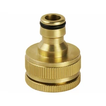 EXTOl premium gyorscsatlakozó apa elem, csapelem 1/2"-21mm, 3/4"-26,5mm belső belső menettel, SÁRGARÉZ