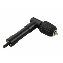 EXTOL premium gyorstokmány, sarokfúró adapter, L-alakú, befogás: 0,8-10mm, csatlakozás 3/8", 24UNF