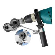 EXTOL Craft lemzvágó adapter fúrógéphez, lemezvágó fej, 1/4" hatszög befogás, max 1,2mm-ig