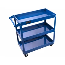 EXTOL craft műhelykocsi (szerszámkocsi/szerszámtartó), 3 tálcás, gurulós, max. kapacitás:120 kg, saját tömeg: 10,5 kg