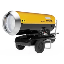 MASTER B360 gázolajos kémény nélküli hőlégfúvó, Fűtőteljesítmény: 111kW, Ventillátor légszállítás: 3300 m3/h