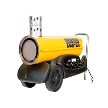 MASTER BV69 gázolajos kéményes hőlégfúvó, Fűtőteljesítmény: 20kW, Ventillátor légszállítás: 1550 m3/h, szállítókocsival