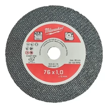 Milwaukee Fémvágókorong 76mmx10mm 5 darabos készlet