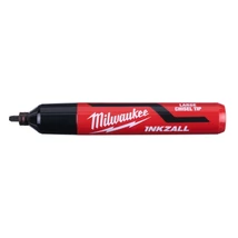 Milwaukee INKZALL™ L, Jelölő filc, vastag,  6,2 mm-es hegy, fekete, száraz, vizes, poros felületre is, 3 darabos,