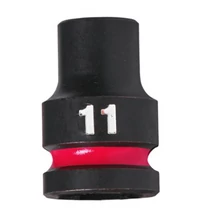 Milwaukee 1/2' négyszög Gépi dugókulcs 11mm, hatlapú, 38mm rövid