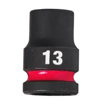 Milwaukee 1/2' négyszög Gépi dugókulcs 13mm, hatlapú, 38mm rövid