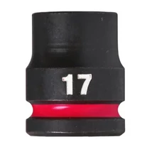 Milwaukee 1/2' négyszög Gépi dugókulcs 17mm, hatlapú, 38mm rövid