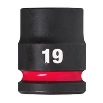 Milwaukee 1/2' négyszög Gépi dugókulcs 19mm, hatlapú, 38mm rövid