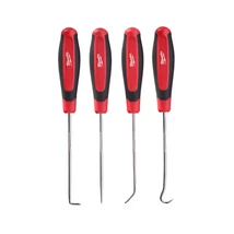 Milwaukee Kampó készlet 4 részes, Lapos végű, Horog végű, 90°-os végű, 45°-os végű