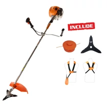 RURIS DAC 210 benzinmotoros bozótvágó, fűkasza 42cm3, 1,7Le, damilfej, vágótárcsa