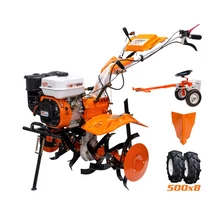 RURIS 731 ACC2 Benzinmotoros kapálógép, rotációs kapa, 208cm3, 2x3 kapatag, 2+1 sebesség, +gumikerék, +nyitóeke, navigátor