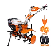 RURIS 731K Benzinmotoros kapálógép, rotációs kapa, 208cm3, 2x3 kapatag, 2+1 sebesség +gumikerék, +fém kerék, +töltögető, KERÉKSÚLY KÜLÖN RENDELHETŐ