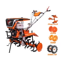 RURIS 913 ACC Benzinmotoros kapálógép, rotációs kapa, 390cm3, 2x4 kapatag, 2+1 sebesség, +gumikerék, +fémkerék, +váltvaforgató eke, KERÉKSÚLY KÜLÖN RENDELHETŐ