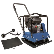 Scheppach HP 1800s lapvibrátor, Motor: Loncin 196cm3, 23kN, 55x44cm, 88kg, szállítókerék, gumilap