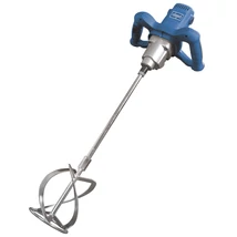 Scheppach PM 1600 elektromos festék- és habarcskeverő 1600W, szimmpla szár, 2 sebesség, keverőszár tartozék