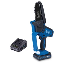 Scheppach C-PS100-X, akkumlátoros láncfűrész, mini ágvágó fűrész,  20V, 2Ah akkuval és töltővel (IXES 20 V termékcsalád)