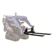 Scheppach Raklapemelő villa MKL 730 benzinmotoros hernyótalpas mini homlokrakodó, rakodógéphez