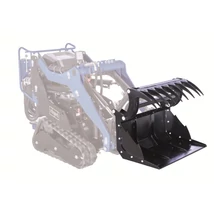 Scheppach Markolóvillás kanál 80 l MKL 730 benzinmotoros hernyótalpas mini homlokrakodó, rakodógéphez