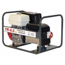 Tresz TR-6,5 AVR Áramfejlesztő háromfázisú HONDA GX-390, 3 fázis 7,0 kVA, 1 fázis, 2x3,0 kVA, AVR