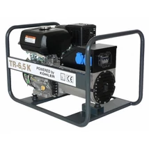 Tresz TR-6,5 K Áramfejlesztő háromfázisú KOHLER CH440, 3 fázis 7,0 kVA, 1 fázis, 4,0 kVA
