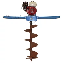 TRESZ FTF-350 benzinmotoros függőleges talajfúró HONDA GX-160, 110-350mm-ig (csigatag nélkül)