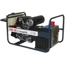 Tresz TR-15 AVR Áramfejlesztő háromfázisú HONDA GX-690, 3 fázis 15,0 kVA, 1 fázis, 3x5,0 kVA, AVR, önindító
