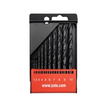 YATO Csigafúró klt HSS 1-10mm 10 részes