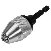 YATO YT-04645 gyorstokmány adapter 1/4″ bitbefogás (0,5–6,5 mm) – kulcsmentes, 75 mm hossz, krómozott kivitel