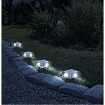 LED-es leszúrható / fali szolár lámpa