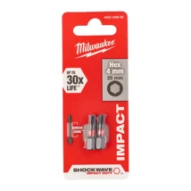 Milwaukee Shockwave bit Hex4 25mm-2db