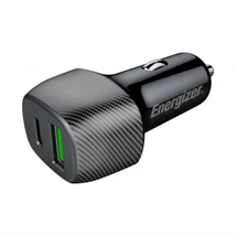 Energizer Autós gyorstöltő 38w qc3,0 1x usb C 1x usb A
