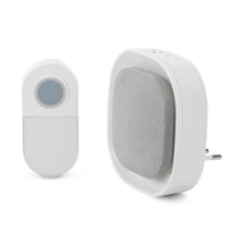 Entac Hálózati Ajtócsengő Éjjeli Fény Funkcióval Elemes IP44 adókészülékkel