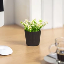 Műnövény dekoráció - cserepes - 5,5 x 11 cm