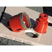 Diatech piros gyémántfúró 10mm M14 sarokcsiszolóhoz