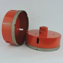 Diatech piros gyémántfúró 110mm M14 sarokcsiszolóhoz