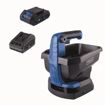 Scheppach C-GSP800-X akkus szórógép IXES 20 V (2Ah akkuval és 2,4A töltővel)