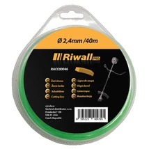 Riwall PRO bozótvágó damil, vágószál, 2,4mmx40 méter, szögletes, 