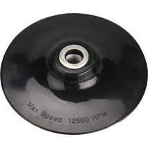 EXTOL craft gumitányér sarokcsiszolóhoz; 115mm, M14×2mm, lágy, max. 13.300 ford./perc