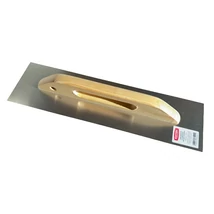 EXTOL premium glettvas, svájci glettelő; rozsdamentes (fa nyél) 13×48cm